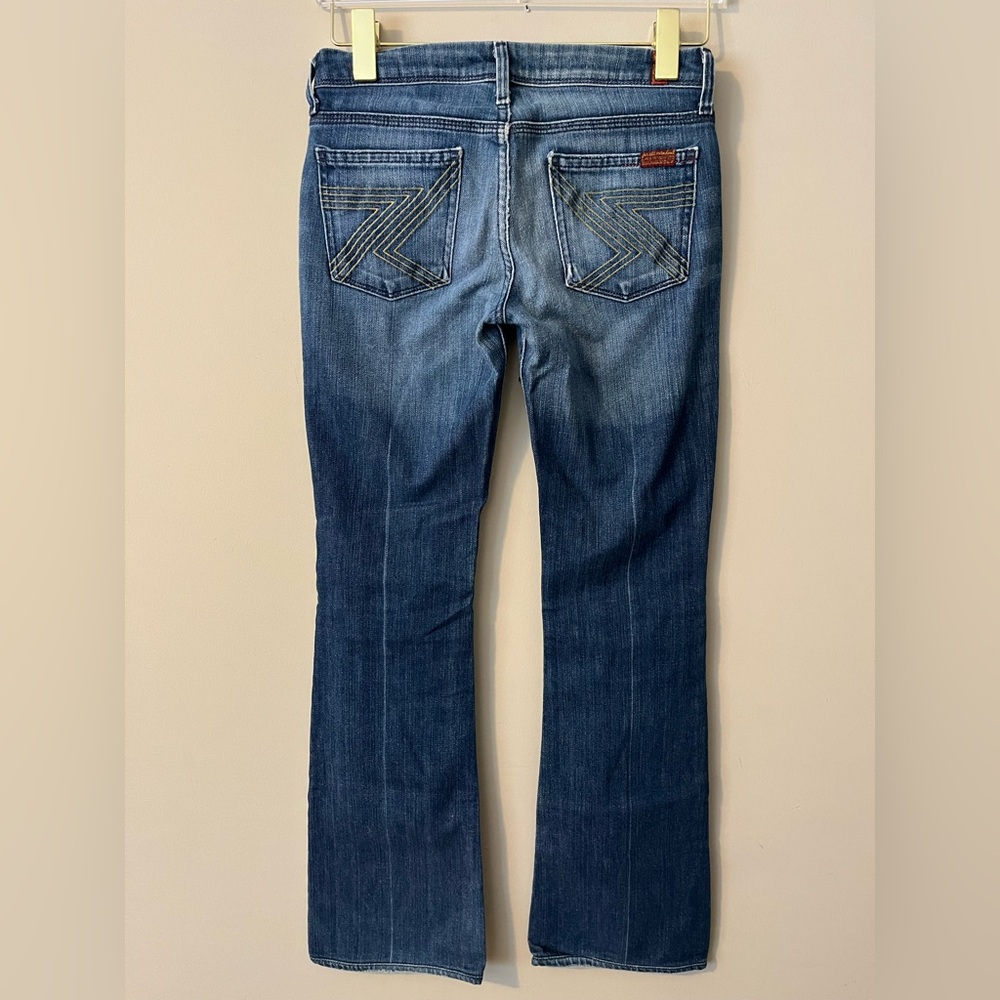 7 for All Maniibd Aize 25  Flynt Boot Cut Jeans